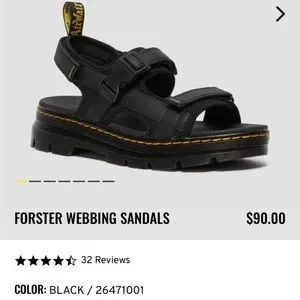 Dr. Martens | Shoes | Dr Martens Forster Webbing Sandals | Poshmark